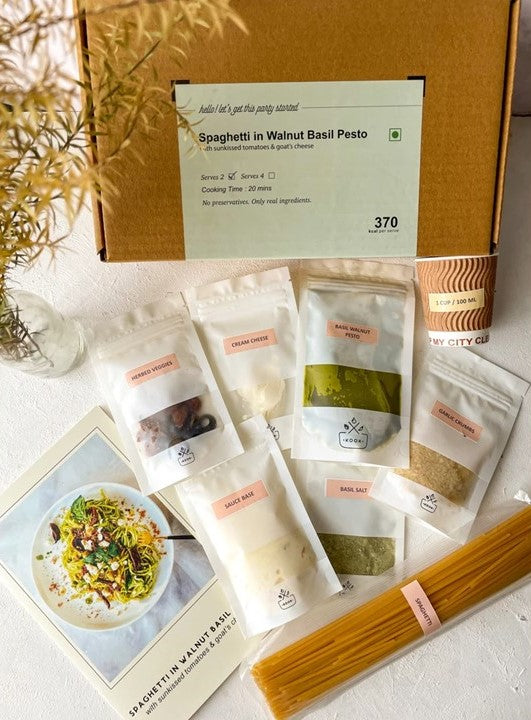 DIY Pesto Spaghetti Kit